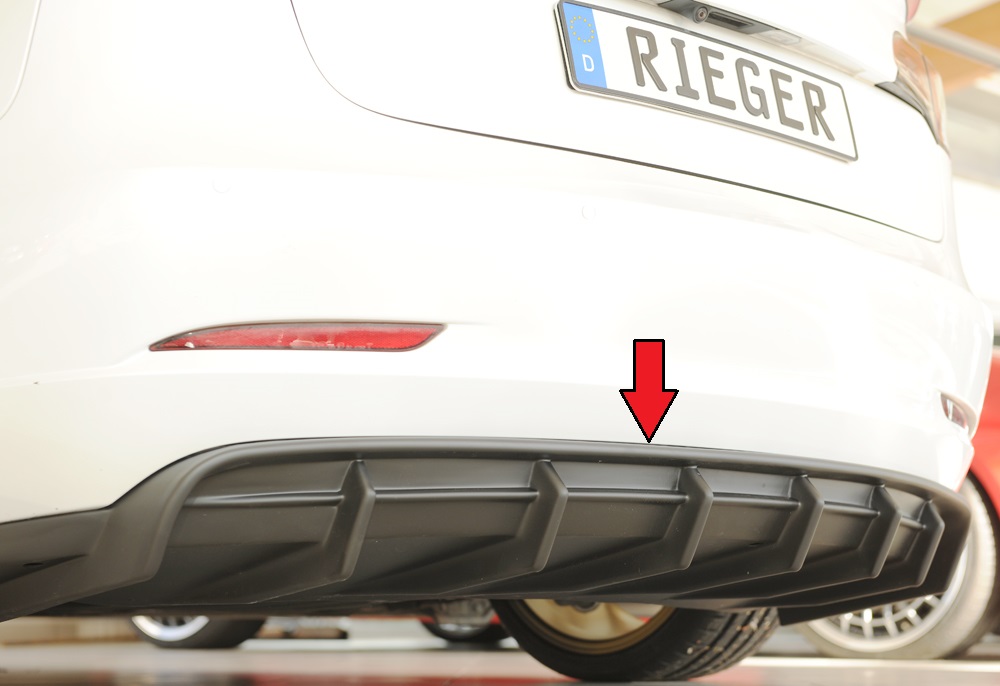Rieger Heckeinsatz für Tesla Model 3 Model 3 (003)
