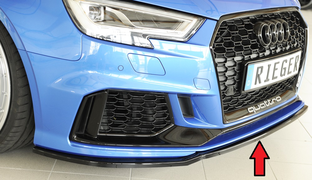 Rieger Spoilerschwert für Audi RS3 8V
