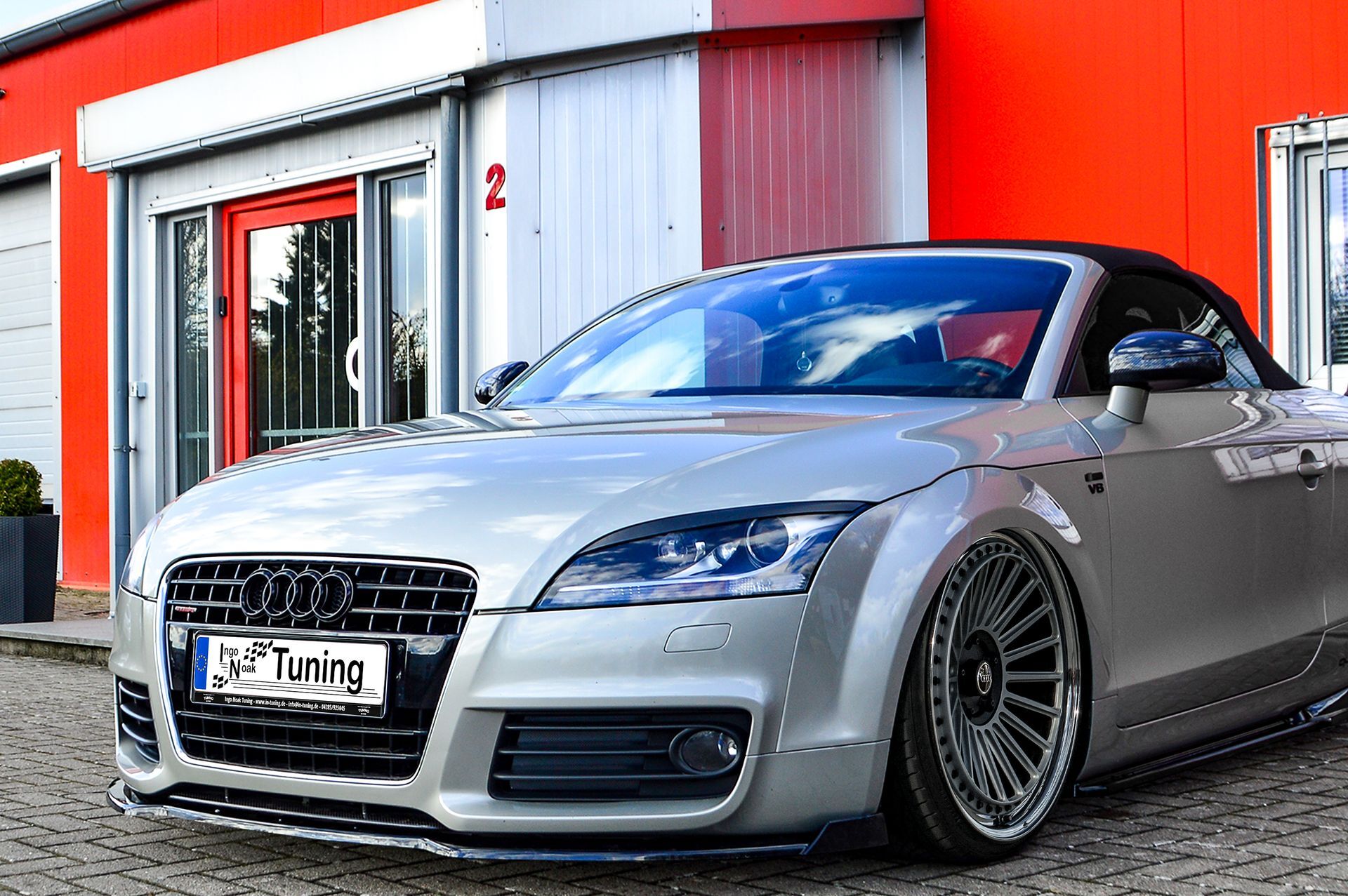 Ingo Noak CUP Frontspoilerlippe mit Wings für Audi TT 8J mit S-Line