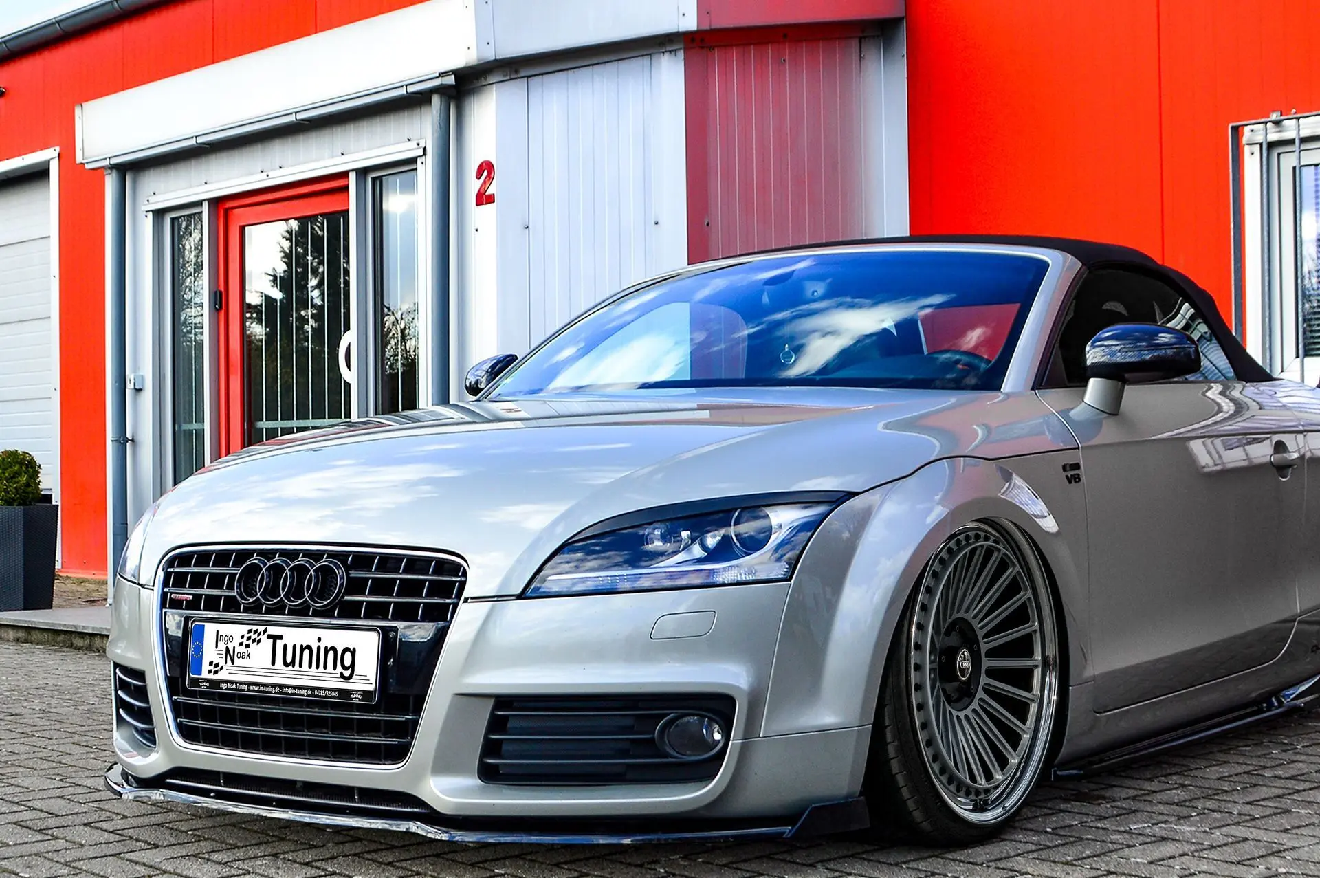 Ingo Noak CUP Frontspoilerlippe mit Wings für Audi TT 8J mit S-Line