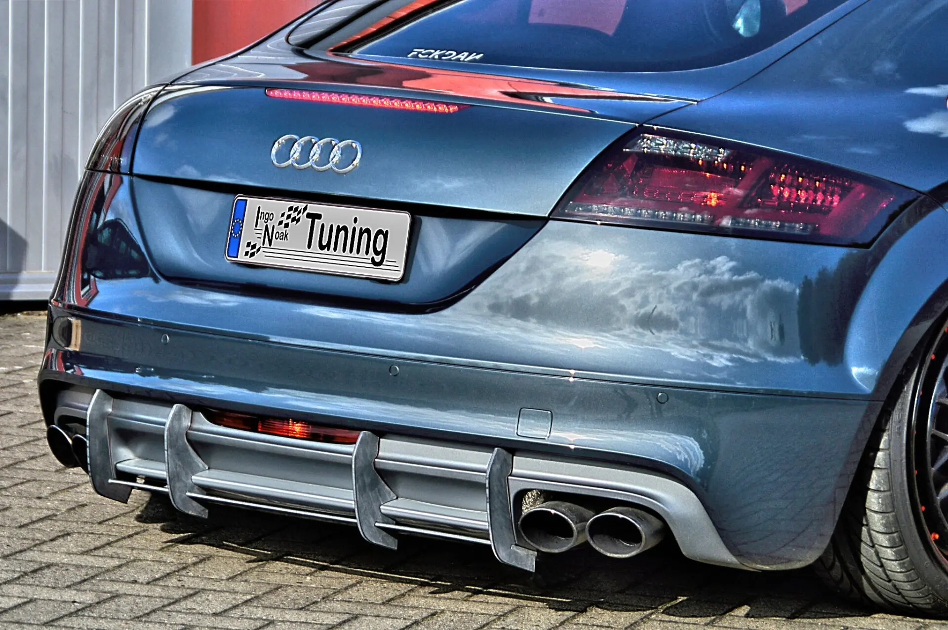 Ingo Noak Racing Heckansatz für Audi TTS 8J Coupe ab Bj. 2009-