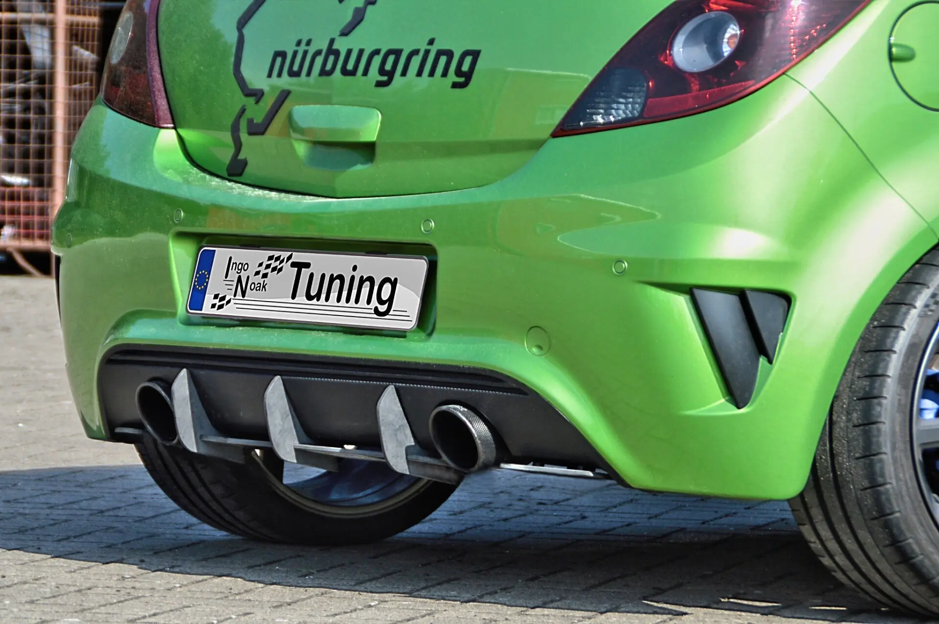 Ingo Noak Heckansatz für Opel Corsa D OPC Nürburgring Edition