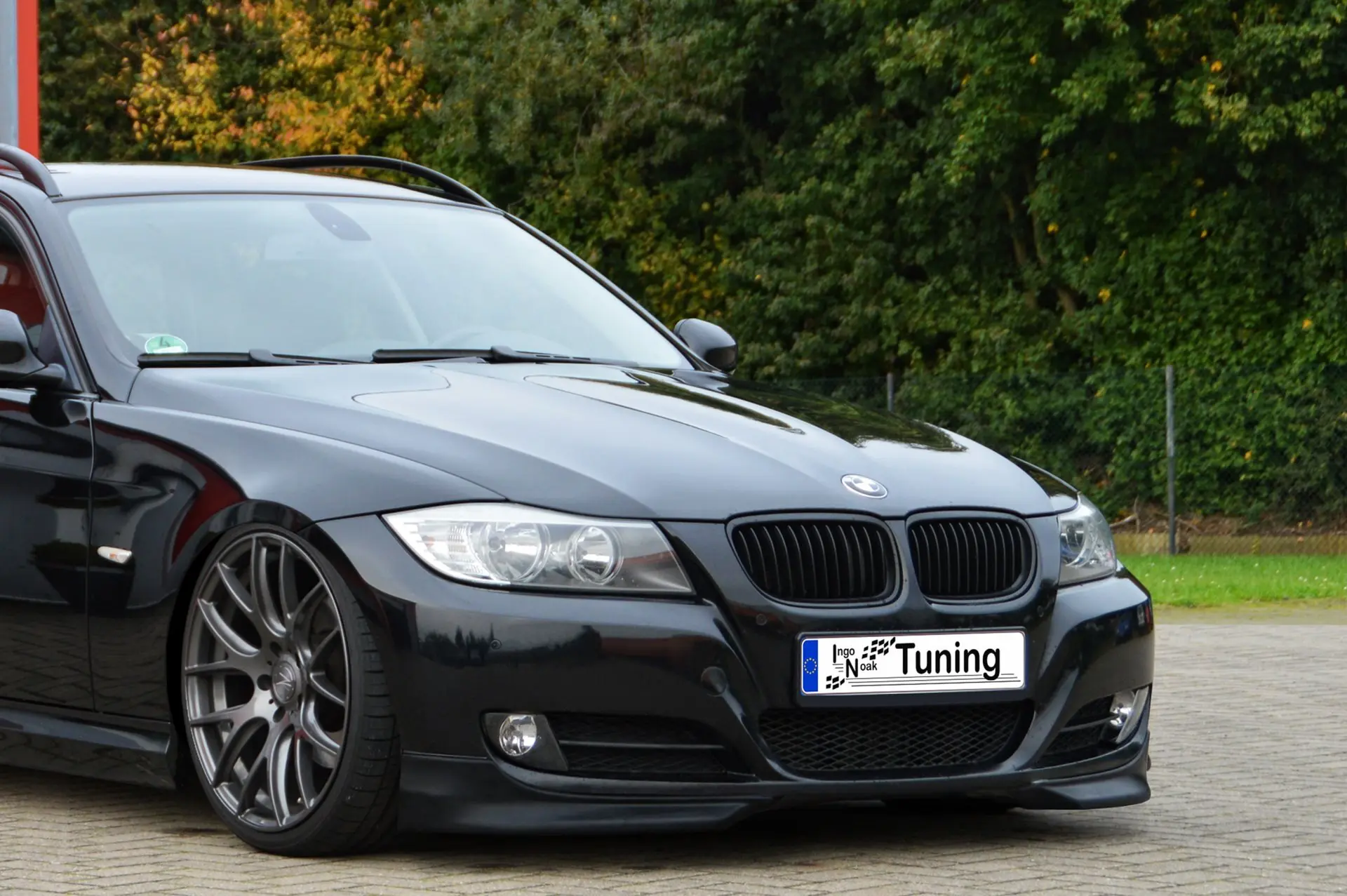 Ingo Noak Frontspoilerecken Satz für BMW 3er E90 E91 Facelift Bj. 09/2008-
