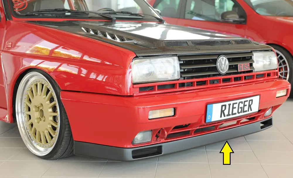 Rieger Spoilerlippe für VW Golf II Rallye