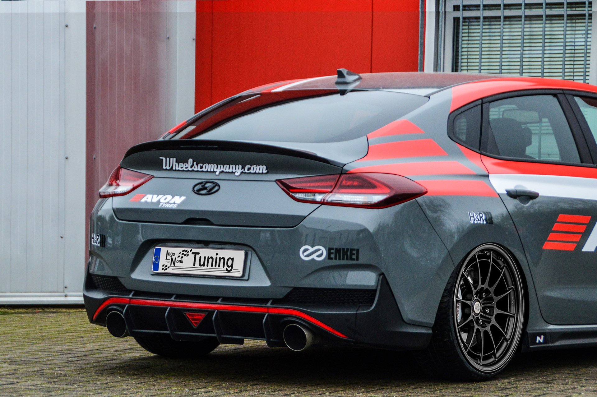 Ingo Noak Racing Heckansatz für Hyundai I30N Fastback