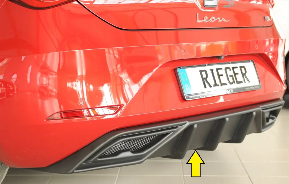 Rieger Heckeinsatz für orig. ESD für Seat Leon KL