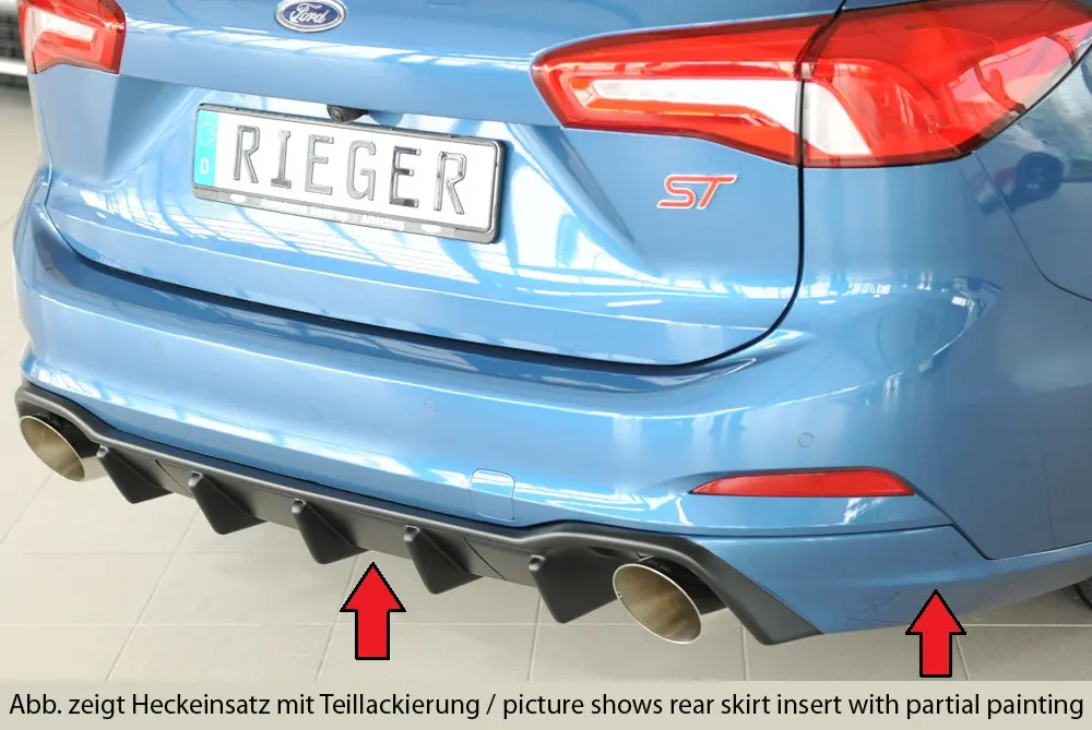 Rieger Heckeinsatz (für Fzg. mit AHK) für Ford Focus MK4