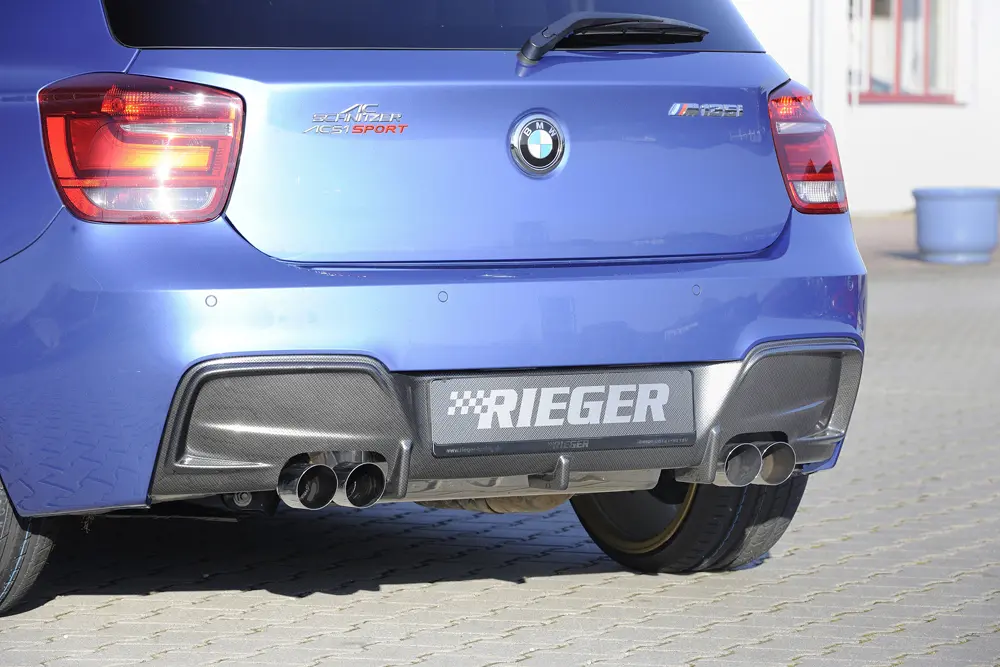 Rieger Heckeinsatz für BMW 1er F20 / F21
