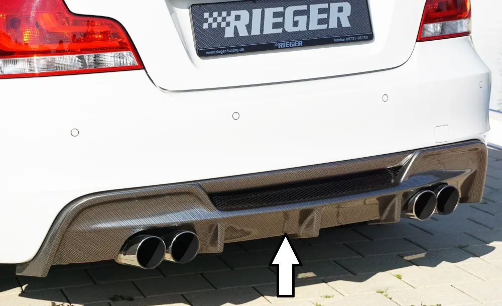 Rieger Heckeinsatz für BMW 1er E82