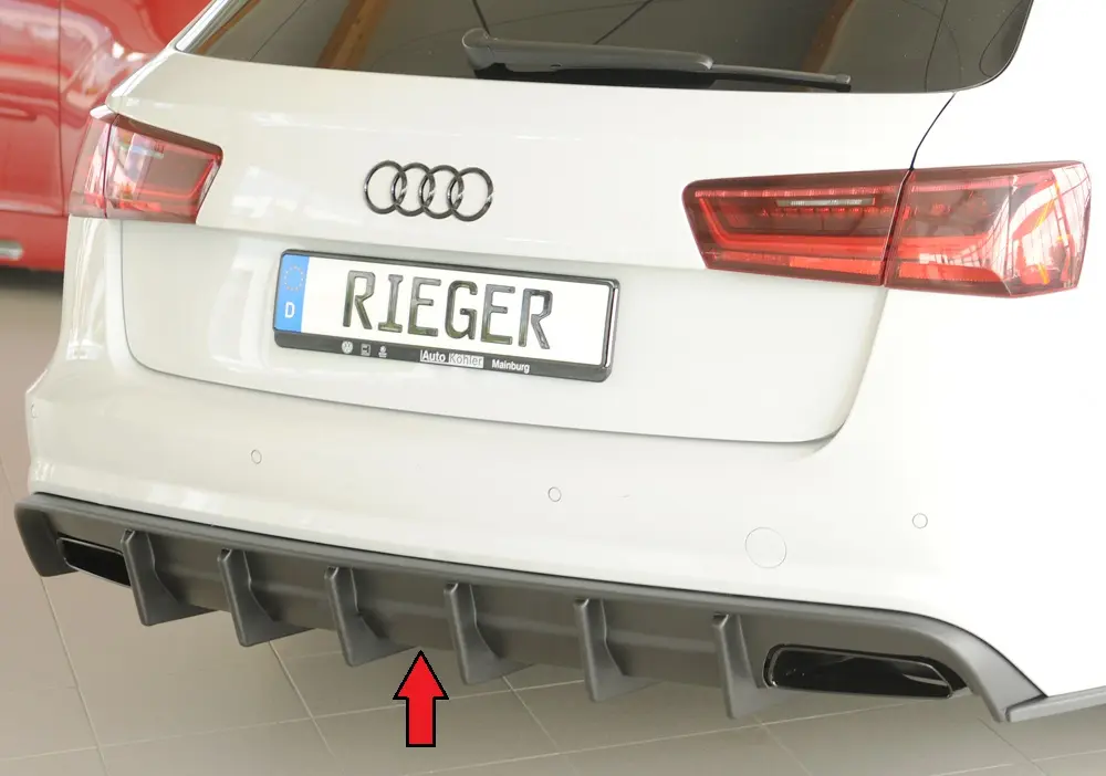 Rieger Heckeinsatz (für Fzg. ohne AHK) für Audi A6 4G