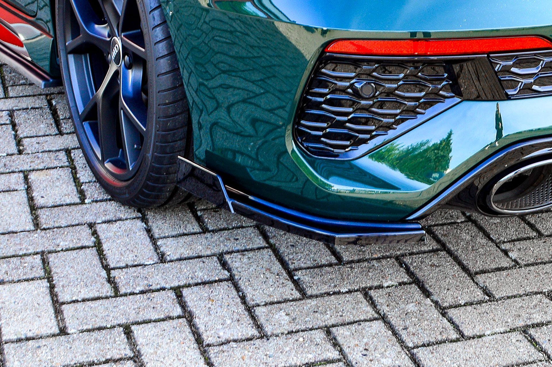 Ingo Noak Heckansatz Diffusor Seitenteile mit Wings für Audi RS3 8Y Limousine