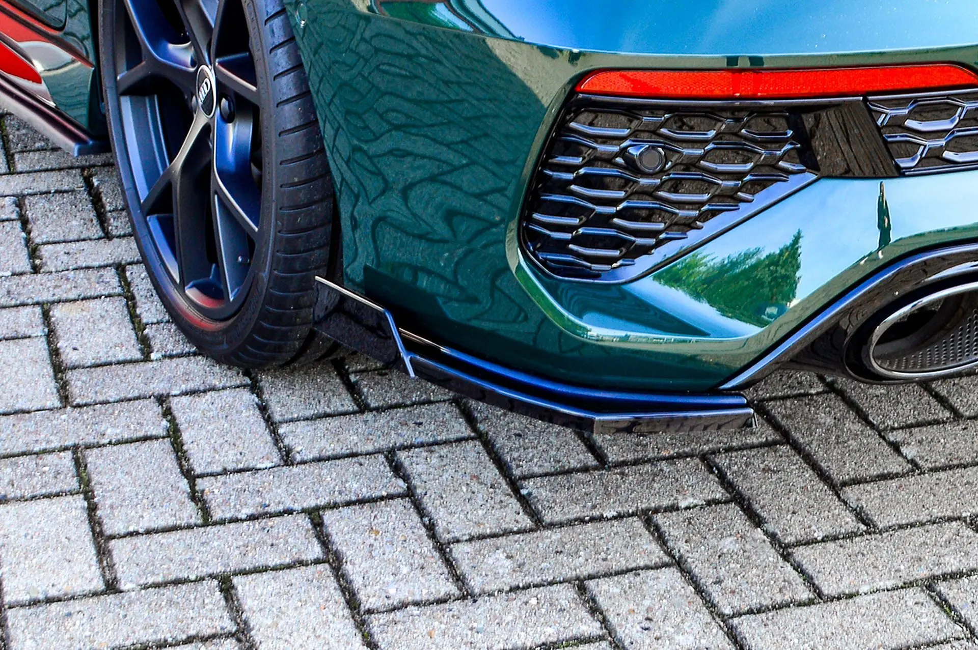 Ingo Noak Heckansatz Diffusor Seitenteile mit Wings für Audi RS3 8Y Limousine