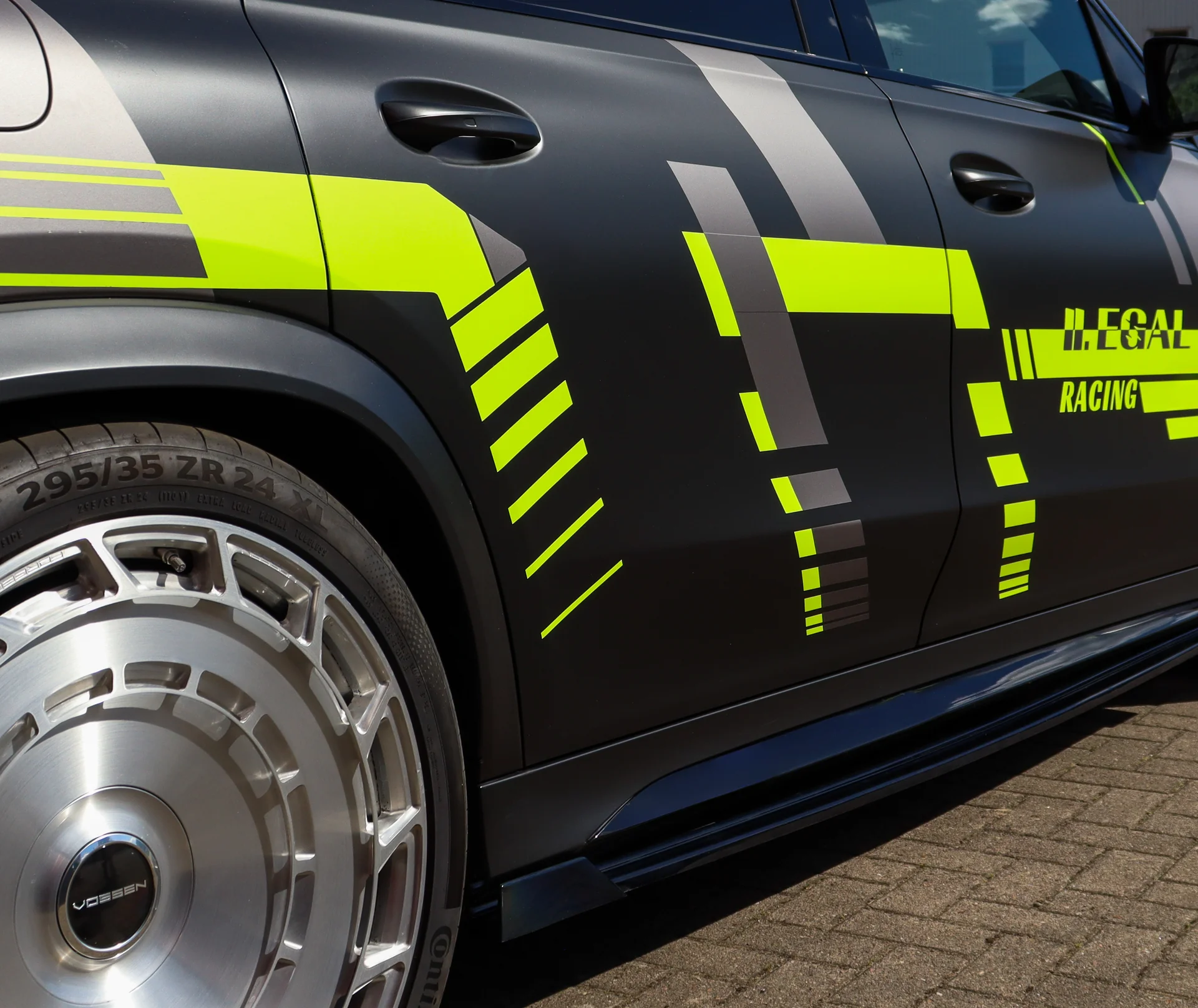 Ingo Noak CUP Seitenschwellersatz mit Wing hinten für Mercedes GLS 63 AMG 4 Matic