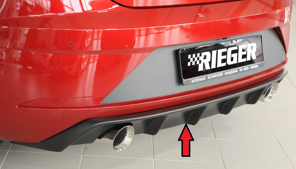 Rieger Heckeinsatz für Seat Leon 5F