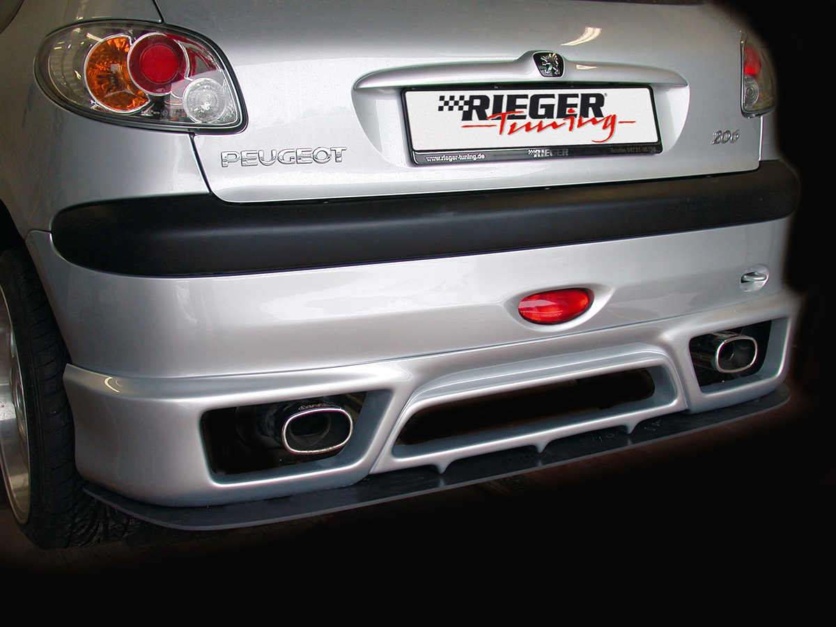 Rieger Spoilerschwert für Peugeot 206