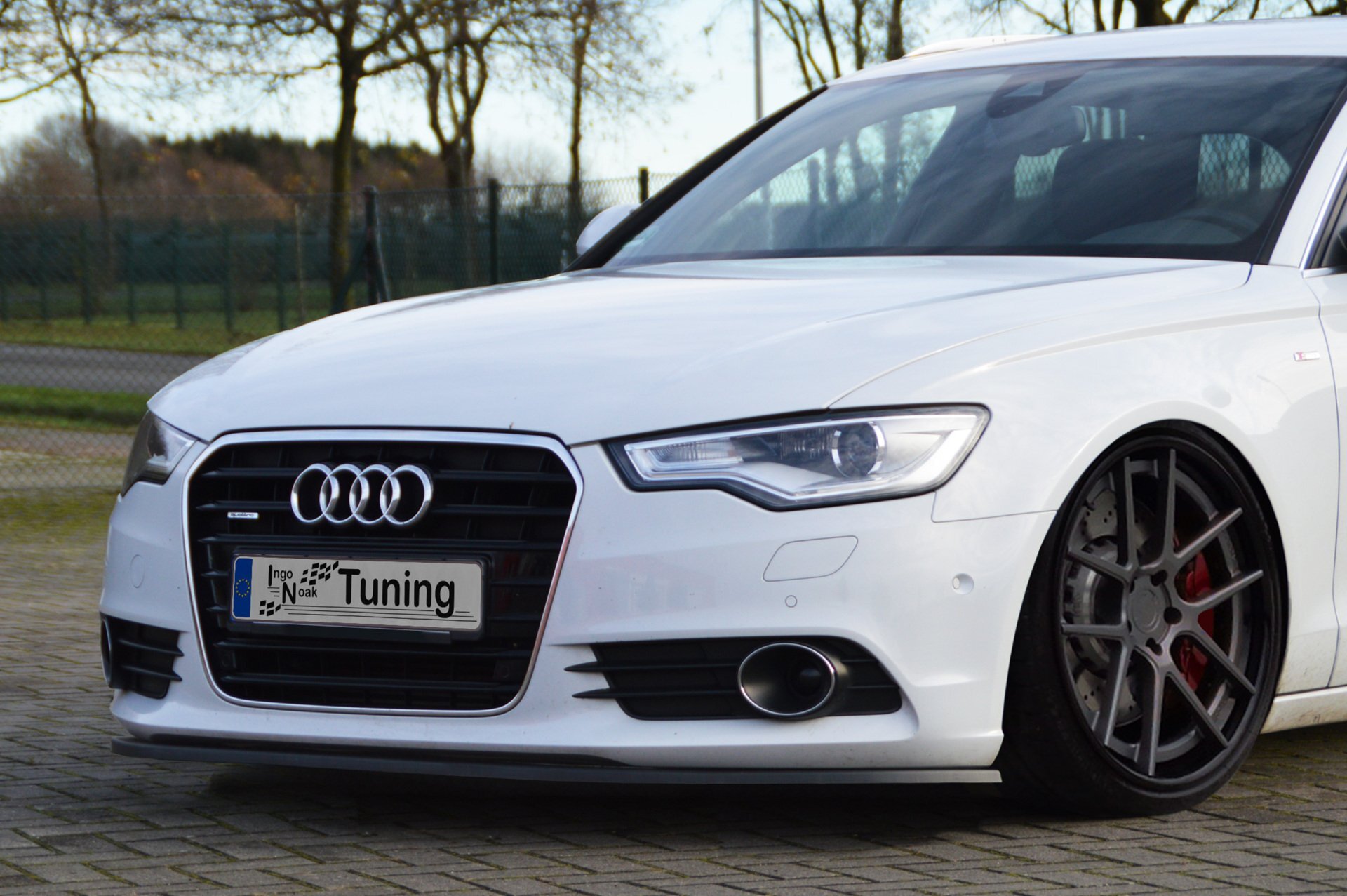 Ingo Noak Cup Frontspoilerlippe für Audi A6 4G C7 Bj. 2010-2014