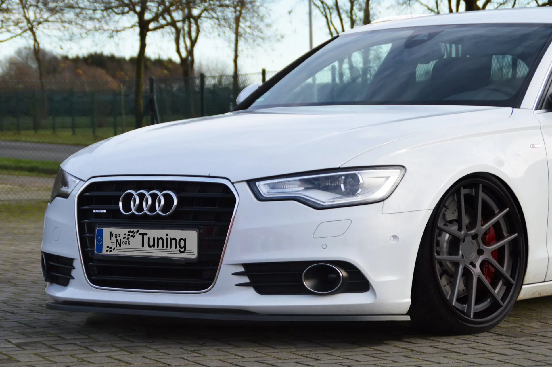 Ingo Noak Cup Frontspoilerlippe für Audi A6 4G C7 Bj. 2010-2014