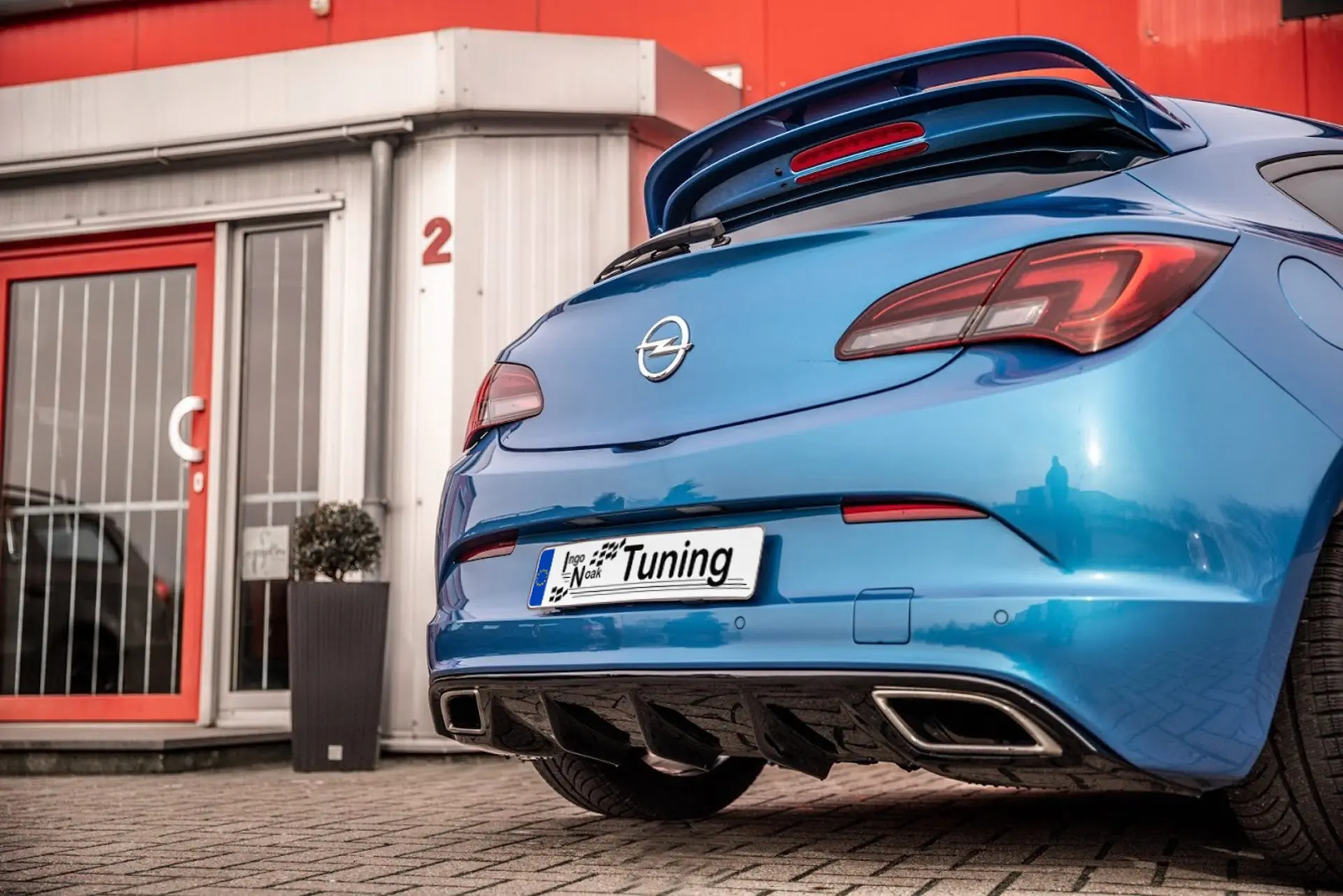 Ingo Noak Heckansatz für Opel Astra J OPC ab Bj.: 2012- Diffusor