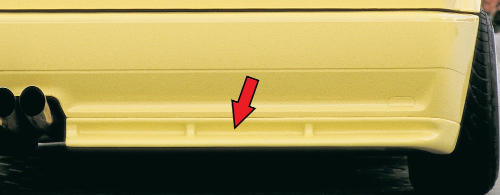 Rieger Heckansatz für VW Corrado (53i) Standard