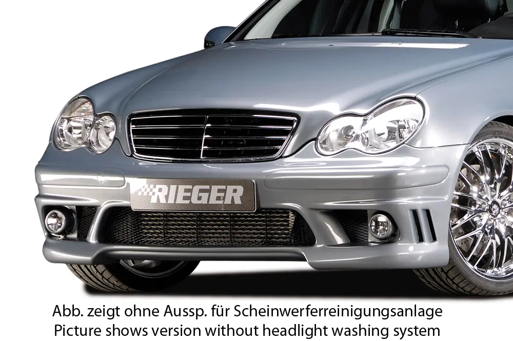 Rieger Spoilerstoßstange für Mercedes-Benz C-Klasse W203