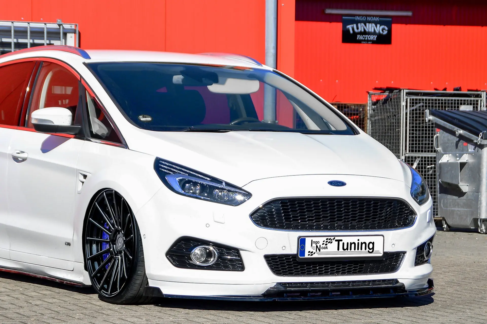 Ingo Noak CUP Frontspoilerlippe mit Wing für Ford S-Max 2 ST-Line Bj. 2015-2019