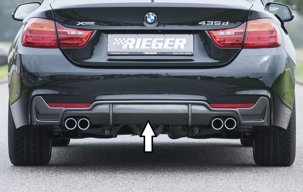 Rieger Heckeinsatz für BMW 4er F32 / F33 / F36