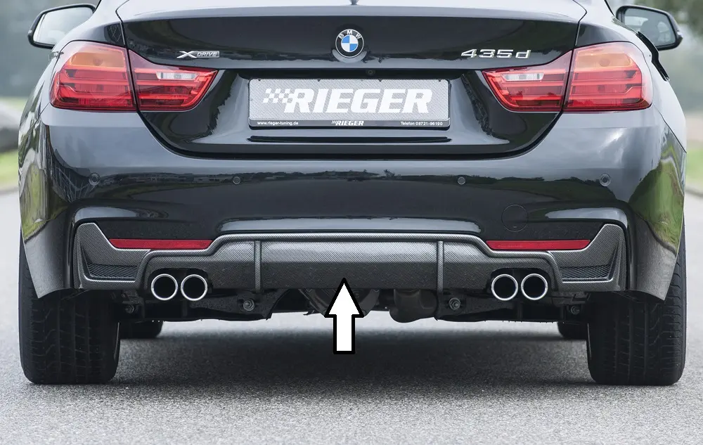Rieger Heckeinsatz für BMW 4er F32 / F33 / F36