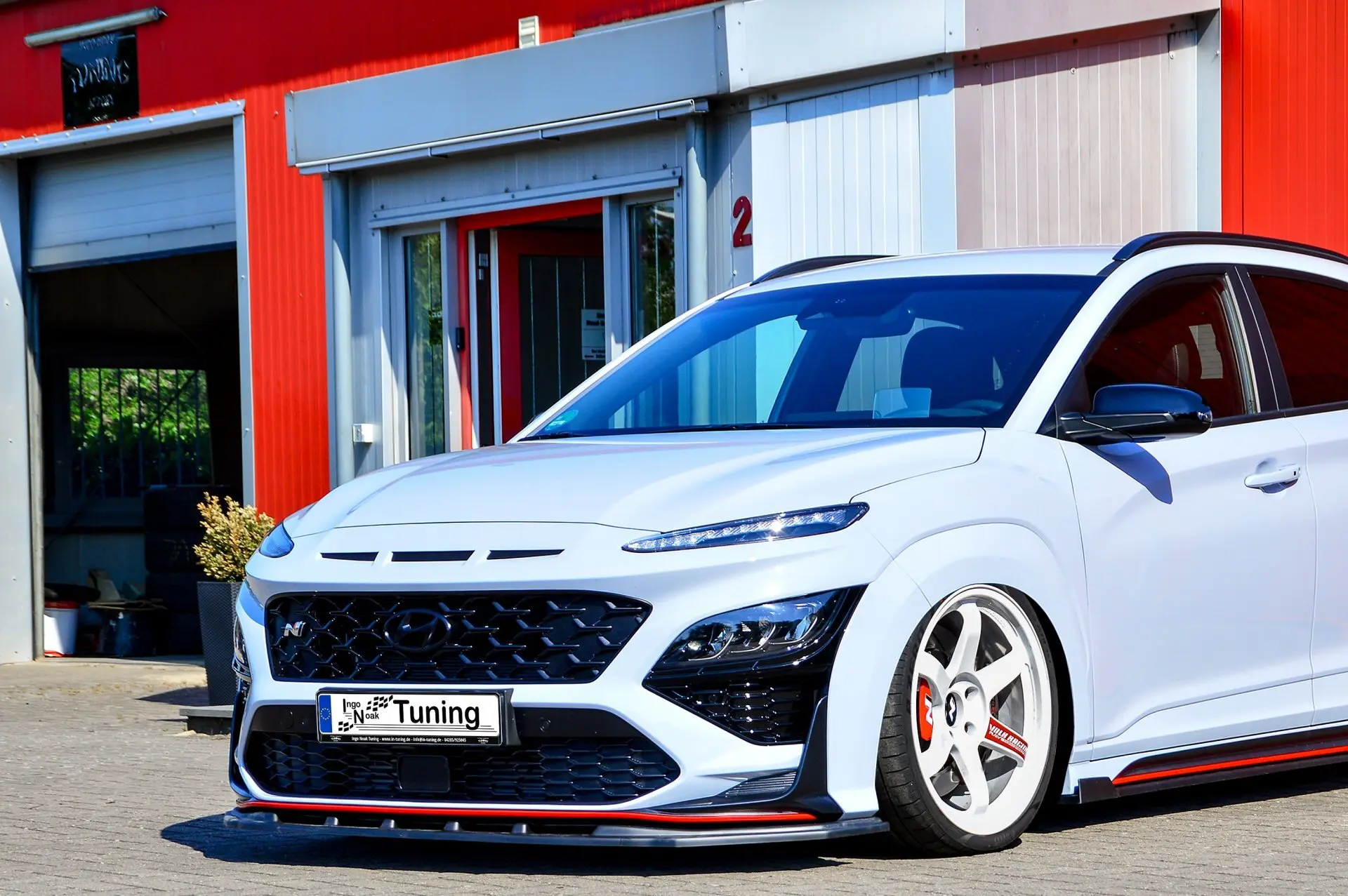 Ingo Noak Cup Frontspoilerlippe für Hyundai Kona N + N-Line ab Bj.2020-