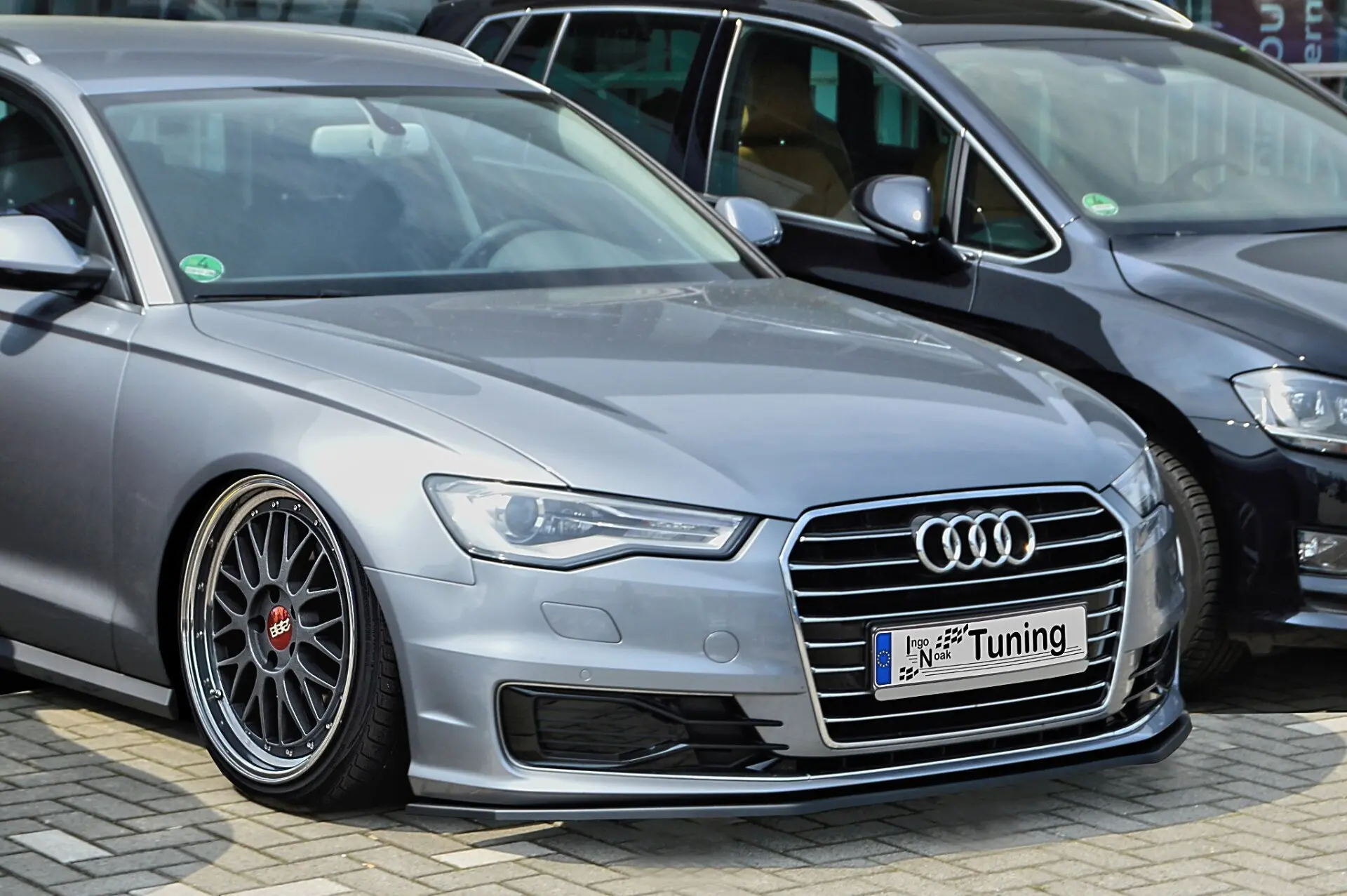 Ingo Noak Spoilerschwert Frontspoilerlippe für Audi A6 C7 4G Facelift mit ABE