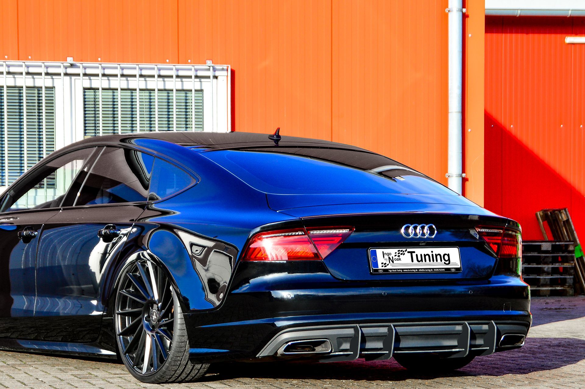 Ingo Noak Gefräster Heckansatz aus ABS für Audi A7 C7 4G
