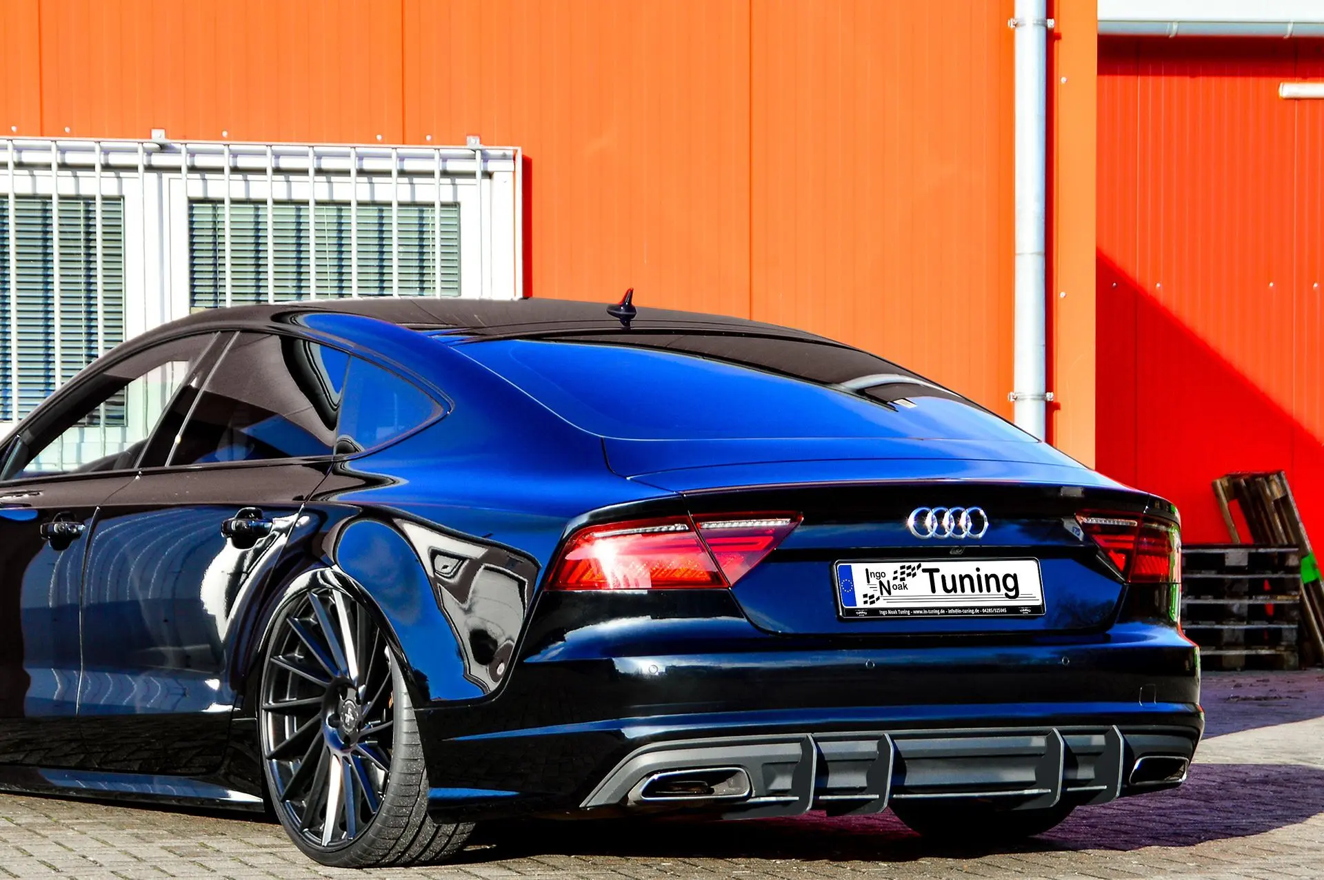 Ingo Noak Gefräster Heckansatz aus ABS für Audi A7 C7 4G