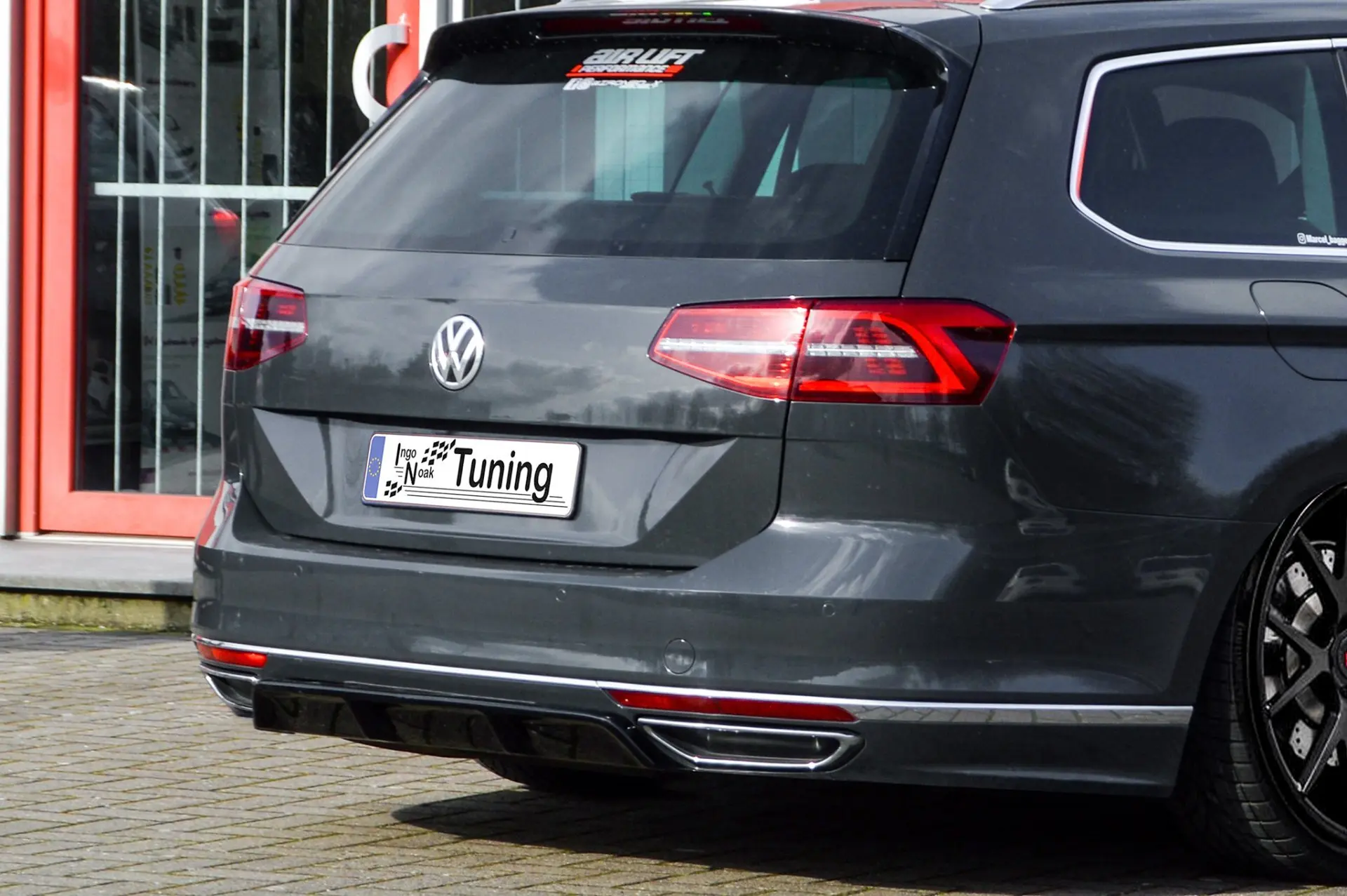 Ingo Noak Heckansatz Mittenteil für VW Passat 3G B8 R-Line