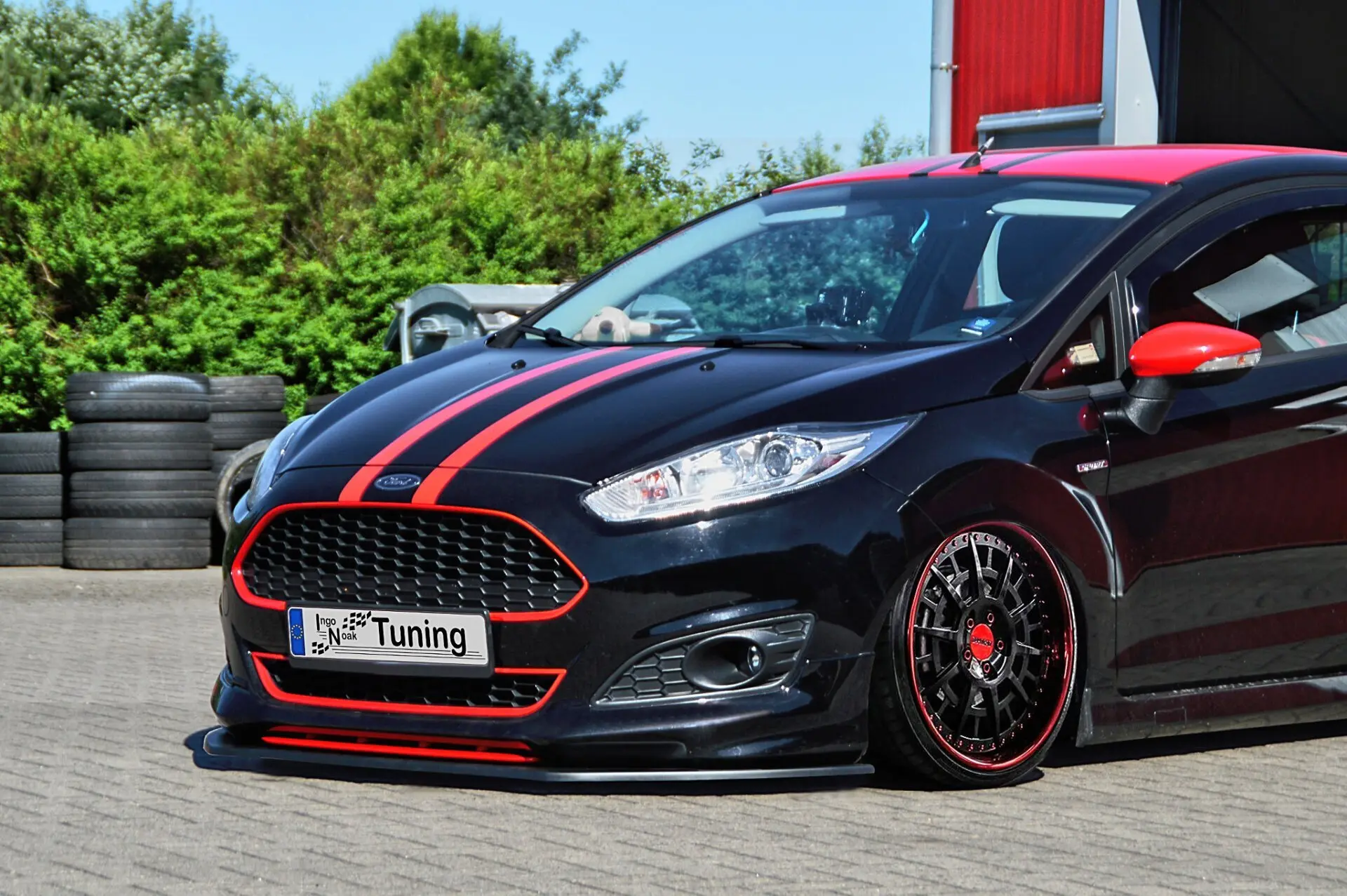 Ingo Noak CUP Frontspoilerlippe für Ford Fiesta Sport JA8 MK7 FL Bj. ab.2012-