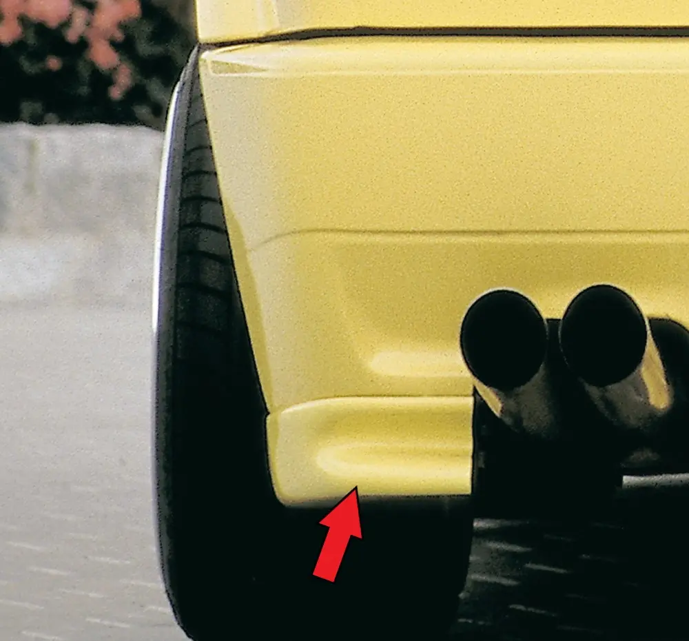 Rieger Heckansatz für VW Corrado (53i) Standard