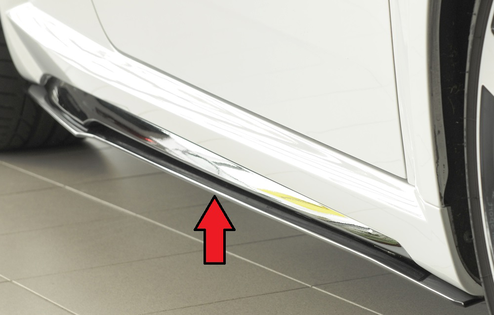 Rieger Seitenschwelleransatz (ca. 7mm) für Audi TT / TTS / TTRS 8S