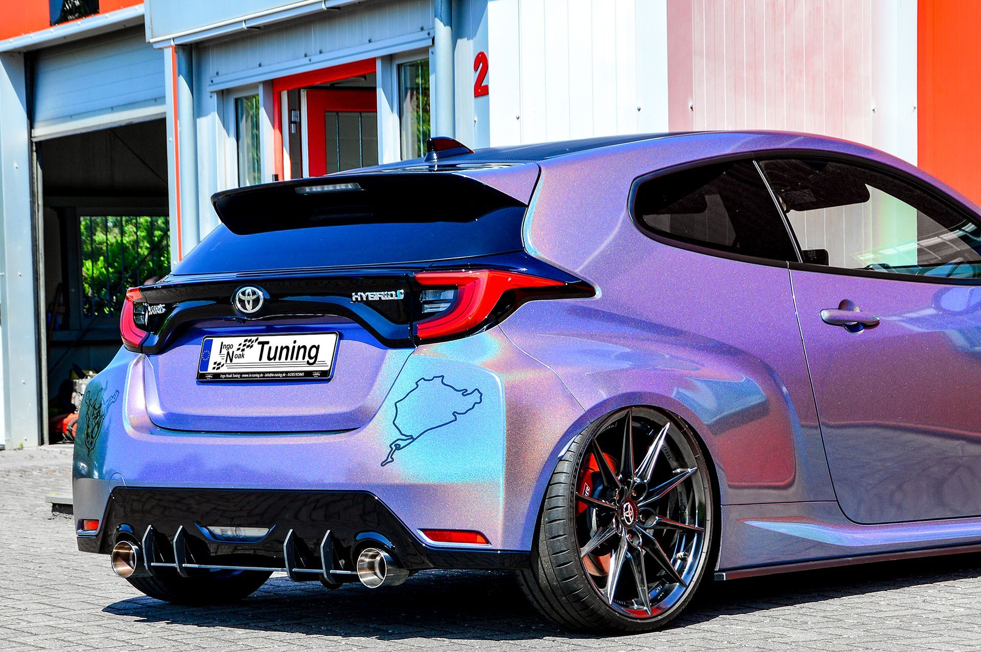 Ingo Noak Racing Heckansatz für Toyota Yaris GR