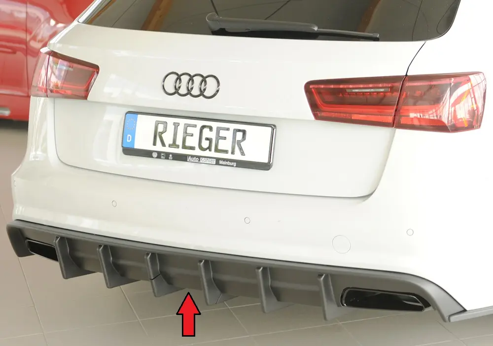 Rieger Heckeinsatz (für Fzg. mit AHK) für Audi A6 / S6 4G