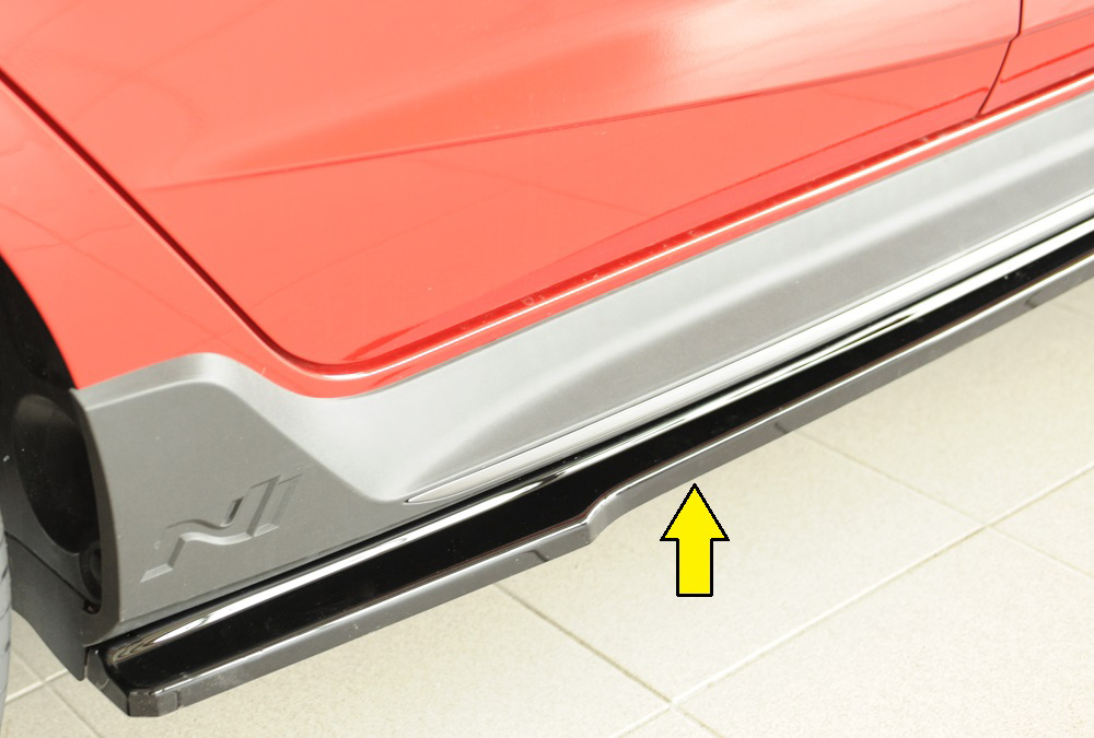 Rieger Seitenschwelleransatz für Hyundai i20 BC3