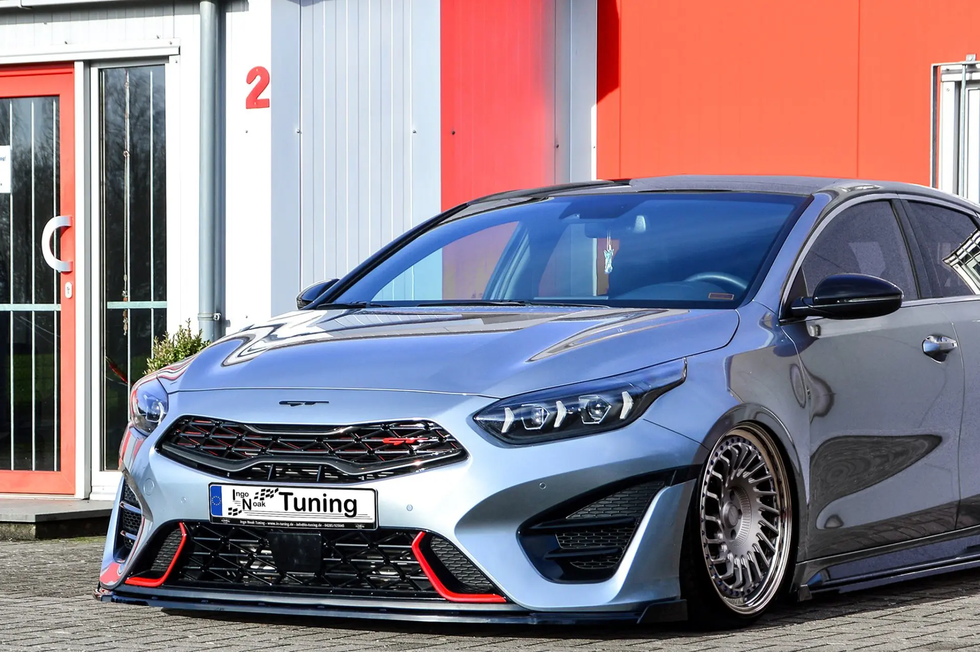 Ingo Noak CUP Frontspoilerlippe mit Wings für Kia Pro Ceed GT ab Bj. 2021-