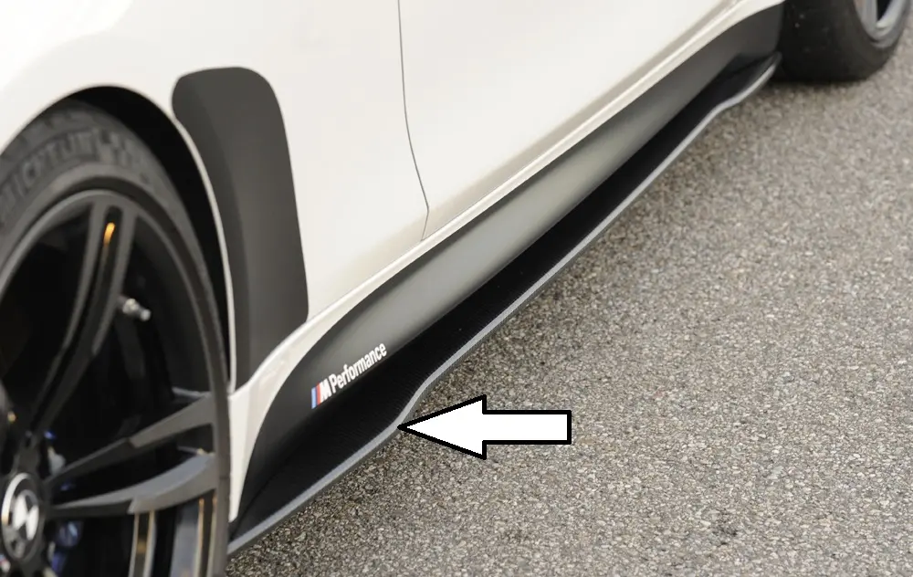 Rieger Carbon Seitenschwelleransatz, links für BMW M3 F80