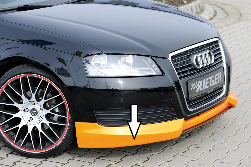 Rieger Spoilerlippe für Audi A3 8P