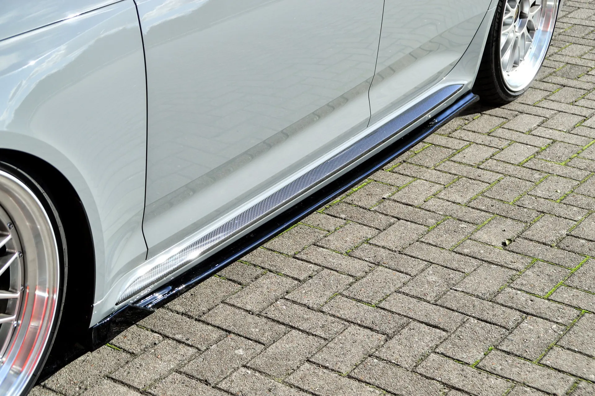 Ingo Noak Seitenschweller mit Wing vorne für Audi RS4 B9