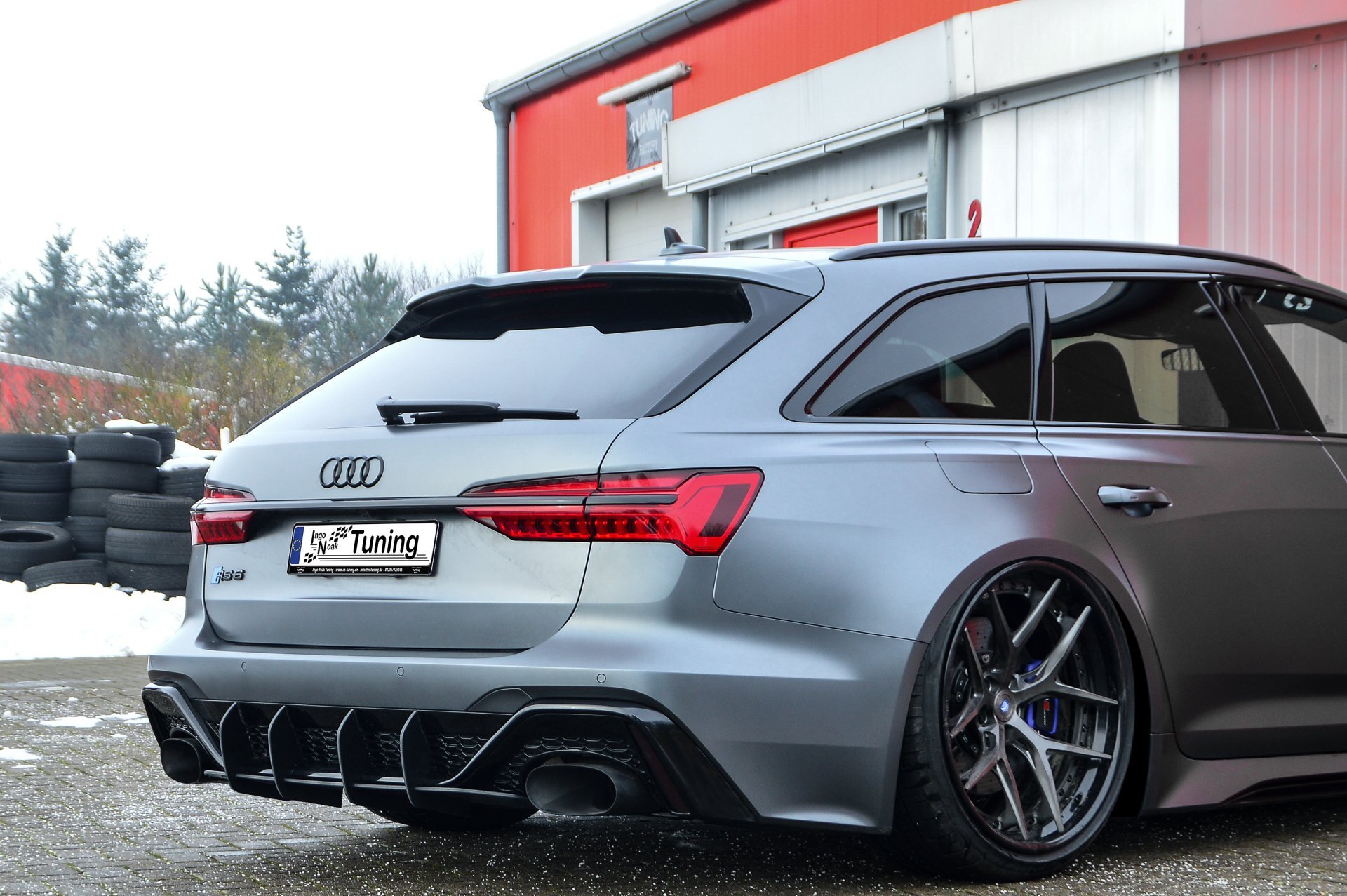Ingo Noak Gefräster Heckansatz für Audi RS6 C8