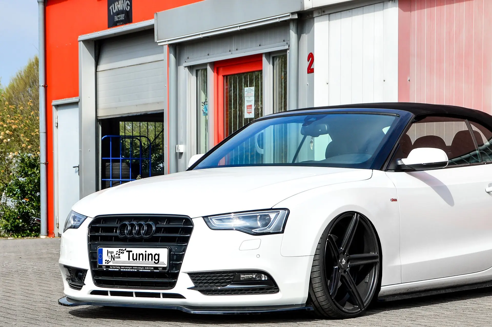 Ingo Noak Cup Frontspoilerlippe für Audi A5 B8 Facelift Bj. 2011-2016