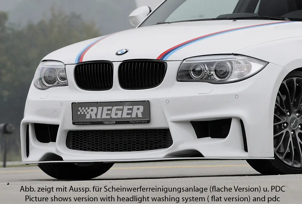 Rieger Spoilerstoßstange für BMW 1er E81 / E82 / E87