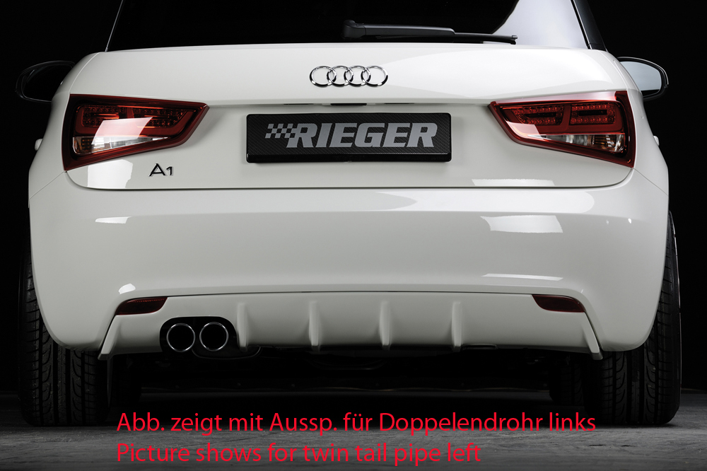 Rieger Heckeinsatz für Audi A1 8X