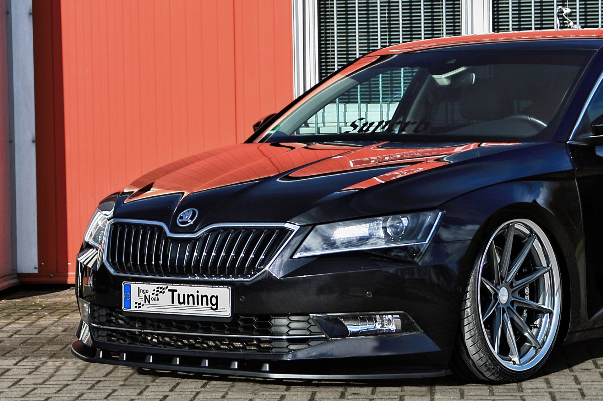Ingo Noak Cup Frontspoilerlippe für Skoda Superb 3V ab.2015-