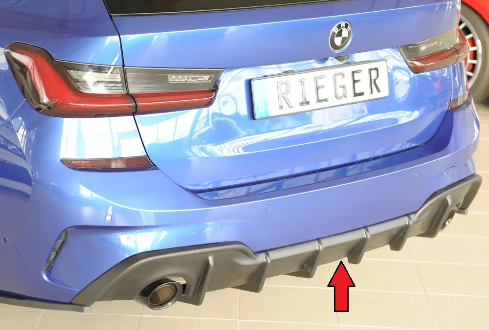Rieger Heckeinsatz (für Fzg. mit AHK) für BMW 3er G20 / G21