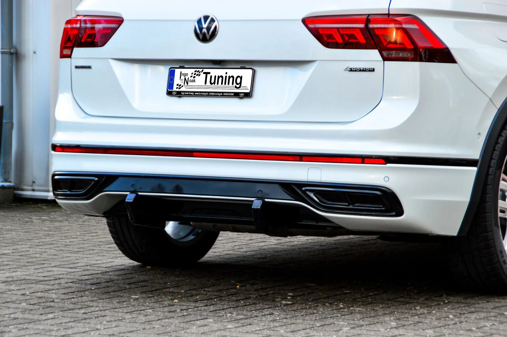 Ingo Noak Heckansatz Aufsätze 2.tlg für VW Tiguan 2 AD1 Facelift R-Line