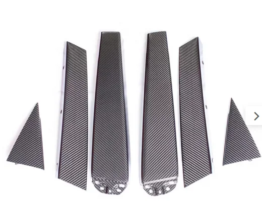 LFX Carbon Säulen Abdeckungen für Audi A4/S4/RS4 B5 Avant